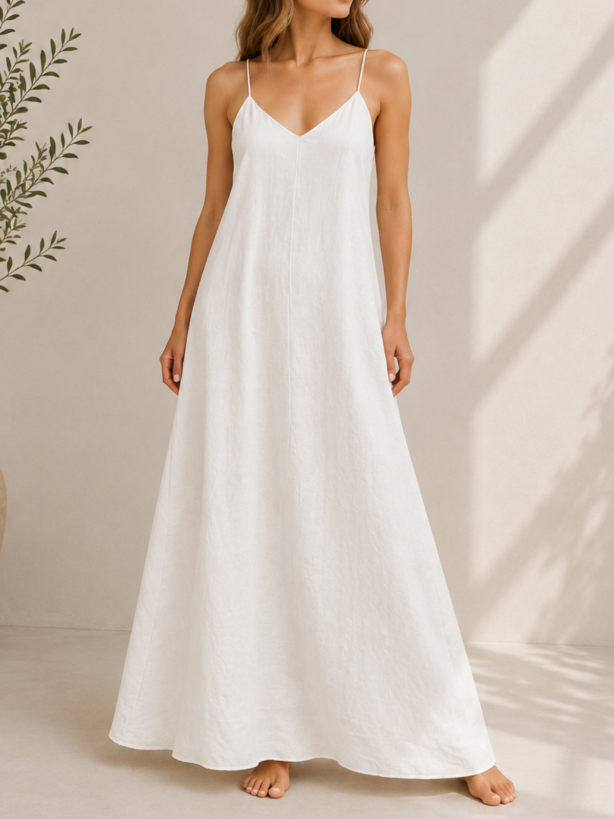 Linen Maxi Dress